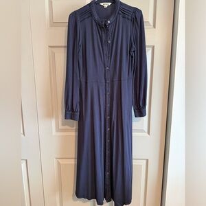 Boden Long Sleeve Navy Dress